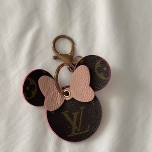 LV Authentic Repurposed Mini keychain